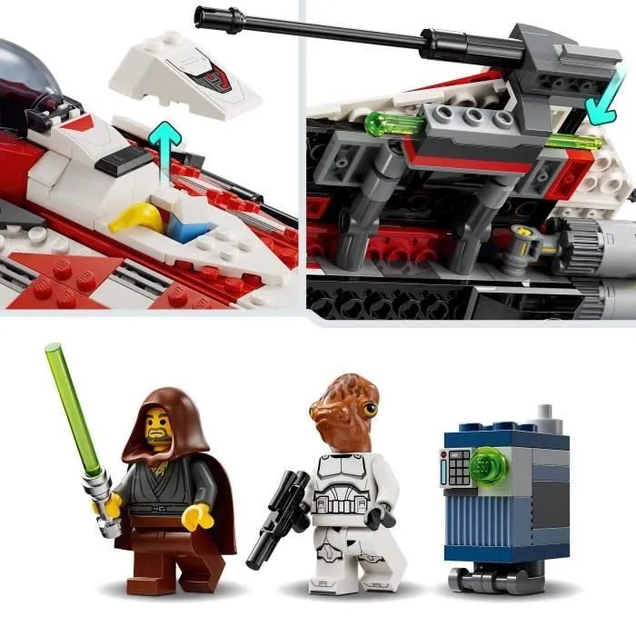 LEGO® Star Wars 75388 Le Chasseur Stellaire de Jedi Bob - Réplique Véhicule à Construire-3