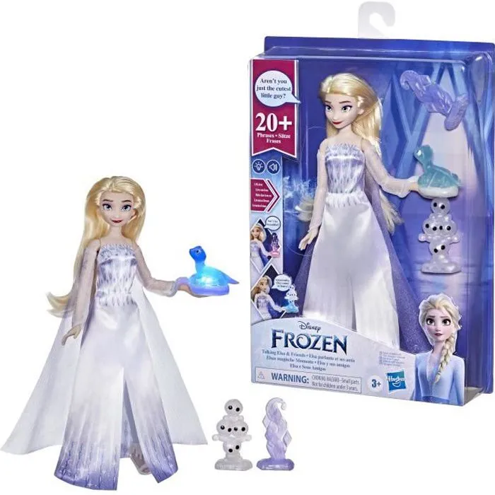 Poupée - SEGWAY - La Reine des neiges 2 - Elsa parlante - 3 accessoires lumineux-0