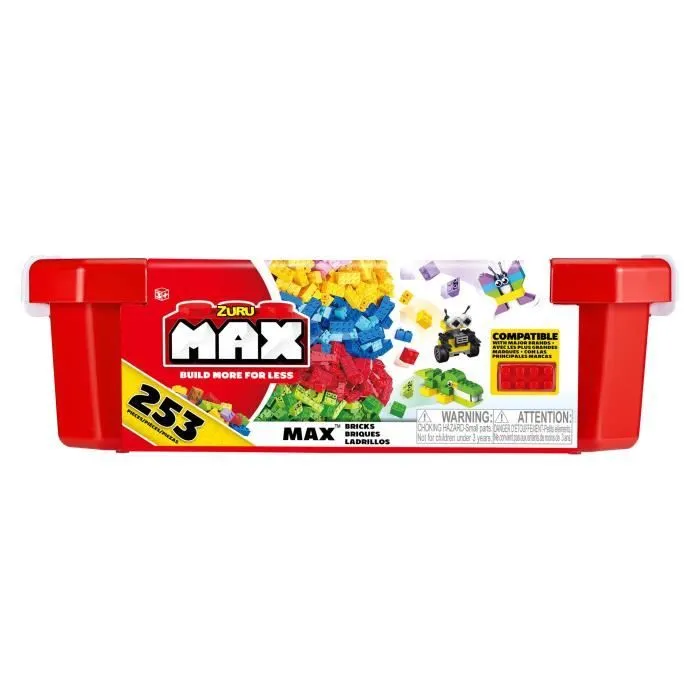 Briques en vrac - ZURU - Barrel Set - 253 pièces - Compatibilité universelle - Haute qualité-0