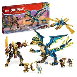 LEGO® NINJAGO 71796 Le Dragon Élémentaire contre le Robot de l’Impératrice, Grand Jouet-0