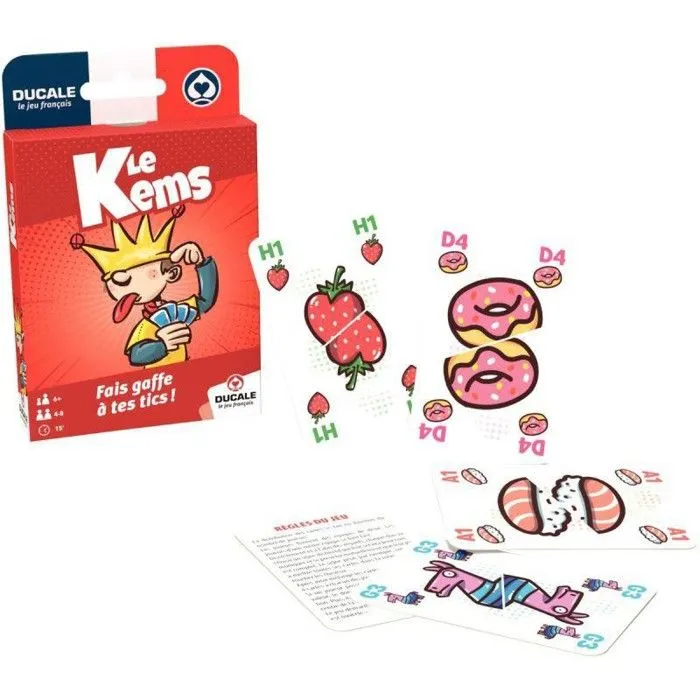 Jeu de cartes Kems - Mixte - Adulte - Règles redessinées-1