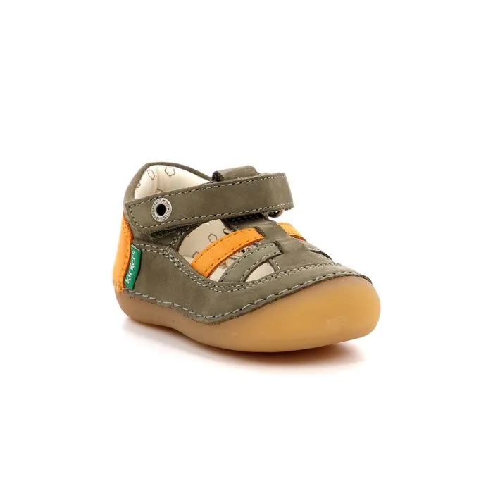 KICKERS Salomés Sushy Kaki orange-1