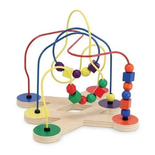 Jouet éducatif - MELISSA & DOUG - Labyrinthe À Perles - Multicolore - Pour bébé de 12 mois et plus-0