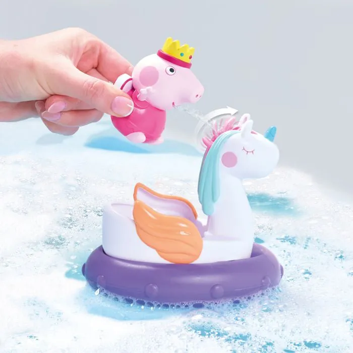 Jeu de bain - Bateau Bouée Princesse Peppa & Licorne-1