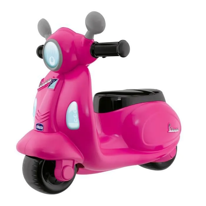 Porteur Scooter Vespa Primavera - Rose - Sons et Lumières - CHICCO-0