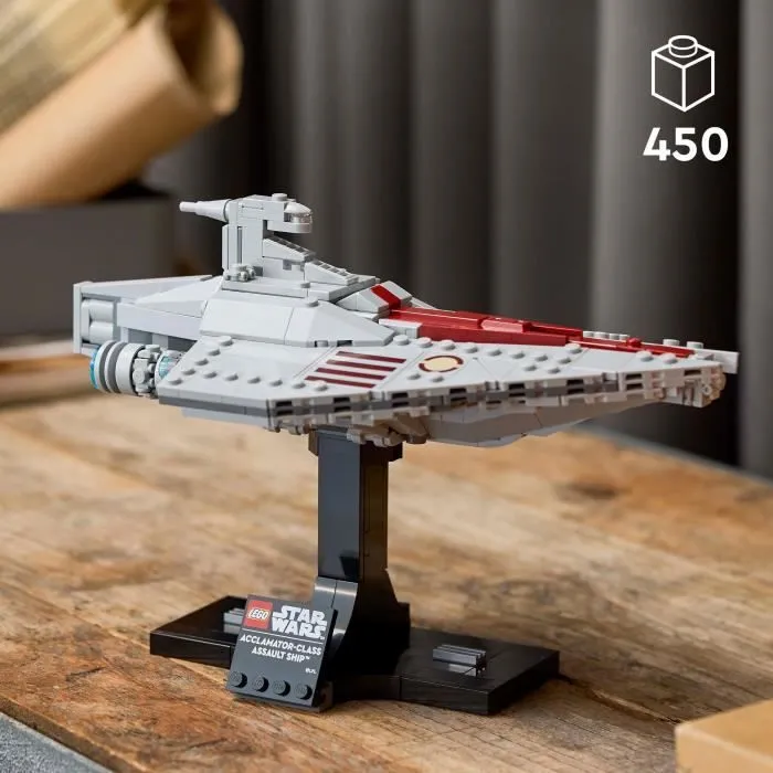 LEGO Star Wars 75404 Le transport d’assaut de classe Acclamator - Maquette pour adulte-1