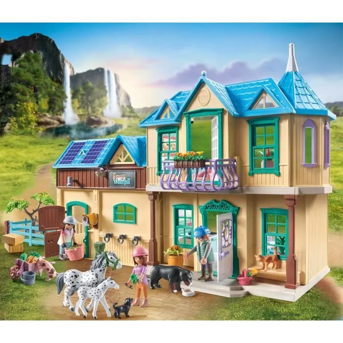 PLAYMOBIL 71351 Ranch de la cascade - Horses of Waterfall - 264 pièces - Dès 5 ans-1