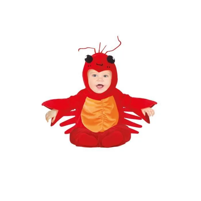 Déguisement homard rouge bébé - FIESTAS GUIRCA, S.L. - 18 mois - Carnaval-0