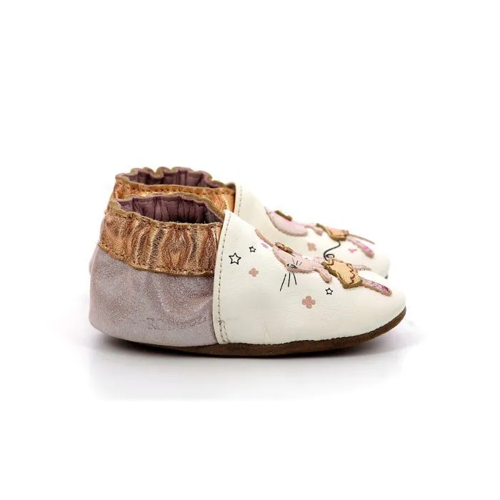 ROBEEZ Chaussons Dancing Mouse blanc-0