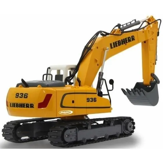 Jeu de construction - JAMARA - Pelle guidée Liebherr R936 - Radiocommandée - Accessoires de démolition-0
