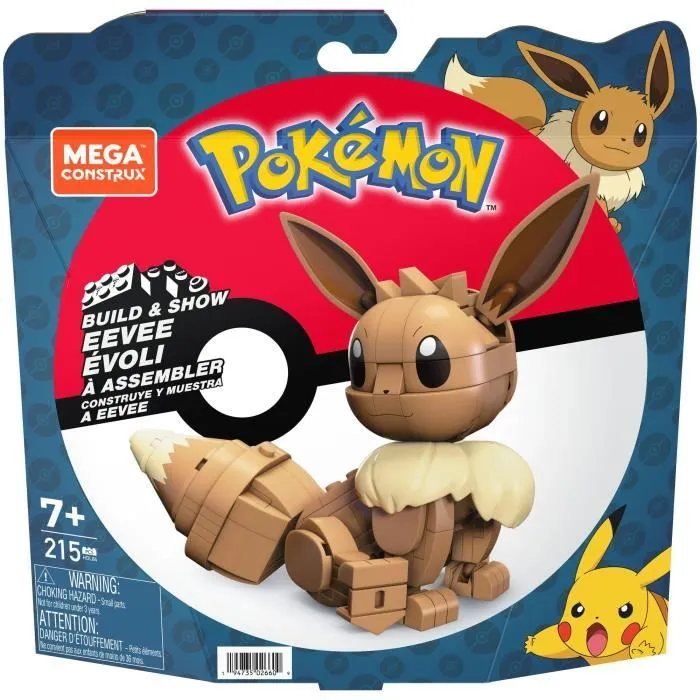 Mega Construx - Pokemon Evoli à assembler - Briques de construction - Dès 7 ans HDL84-1