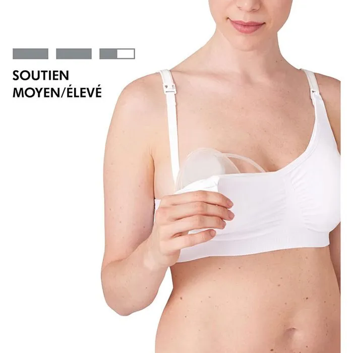 Soutien-gorge d'allaitement 3-en-1 - Blanc-2