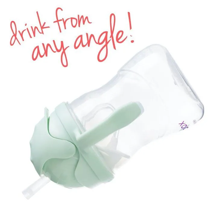 Tasse d'apprentissage - B.BOX - Paille pondérée - Blanc - 240 ml-3