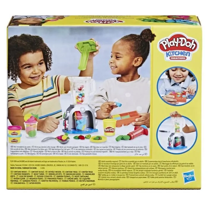 Play-Doh, Tourbillon de smoothies, jouet de cuisine factice avec pâte à modeler, loisirs créatifs pour enfants, Dès 3 ans-7