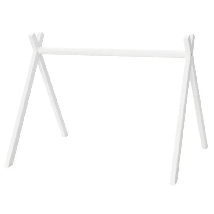 Portique d'Éveil en Bois pour Bébé Montesori Babygym - Blanc - ROBA - Universel - Mixte-0