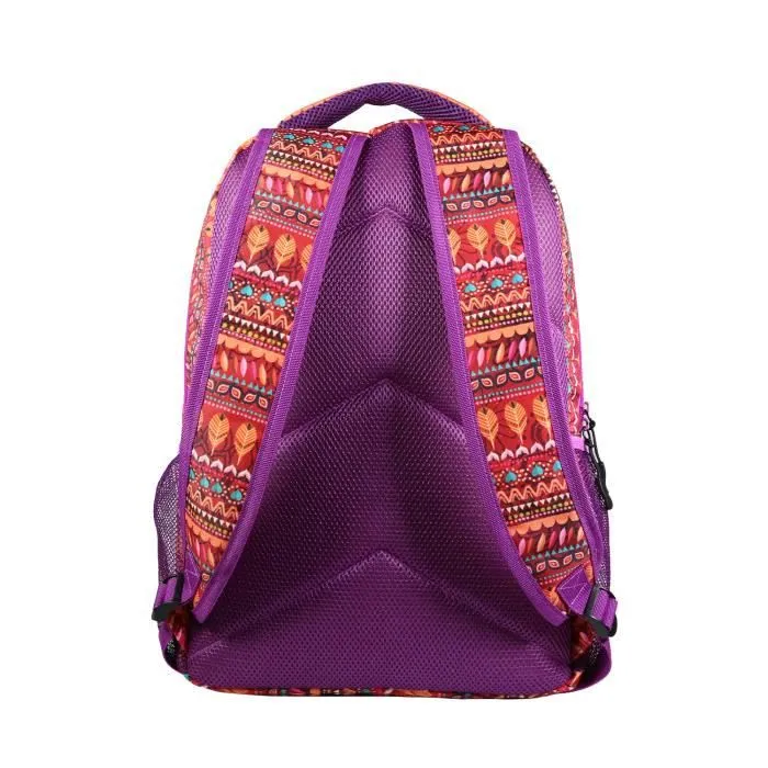 BAGTROTTER Set de sac à dos, sac gym et trousse Bagtrotter Rouge Attrape-rêve-3