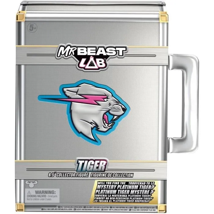Figurine Collector - MOOSE TOYS - Tigre Mr. Beast Lab - 8,8 cm, Collection-0