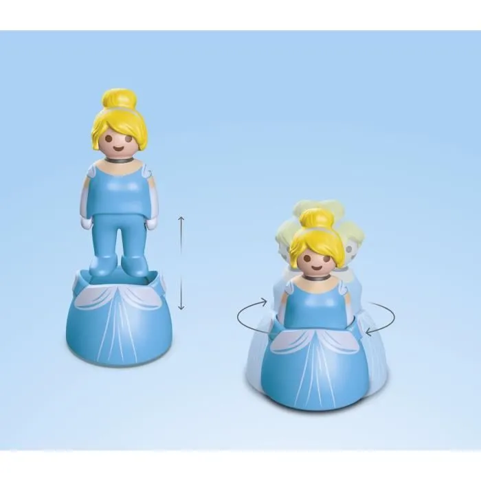 PLAYMOBIL Junior 71457 Cendrillon et Château, Disney, Dès 12 mois-5