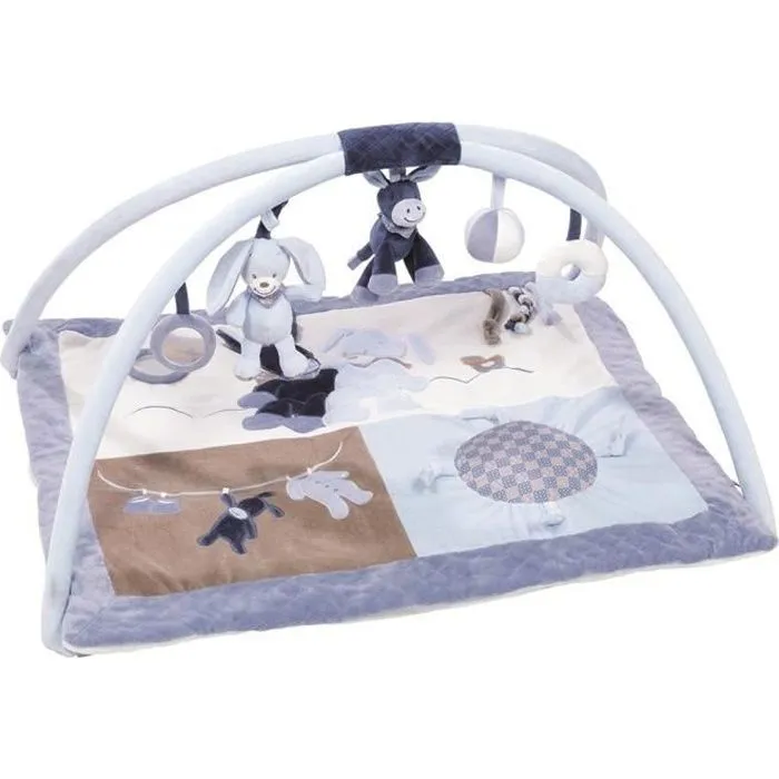 Tapis d'éveil avec arches NATTOU Alex & Bibou - Activités multiples - Mixte - Dès la naissance-0