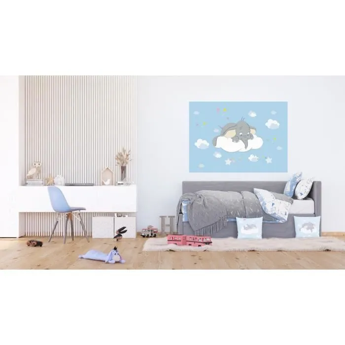 Poster intissé - AG DESIGN - Dumbo - 160 cm x 110 cm - Résistant à l'eau - Rectangulaire-0