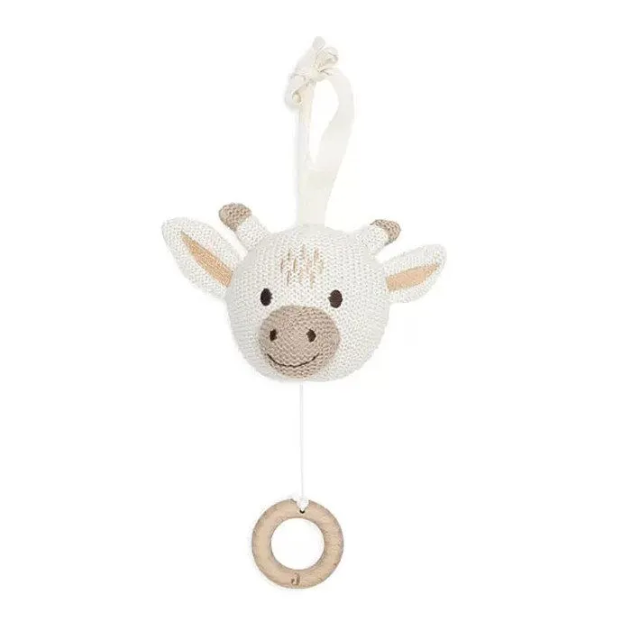 Peluche musicale Giraffe Jollein - Blanc-0