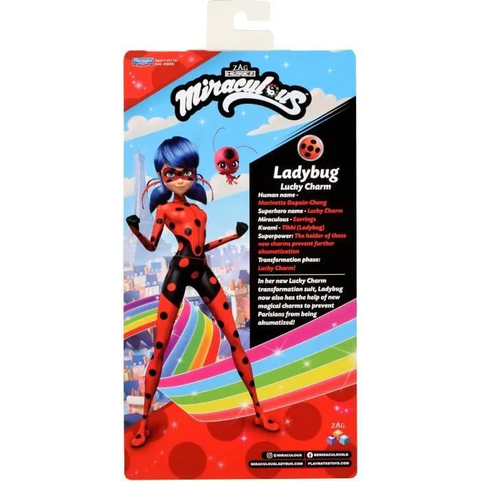 Poupée Miraculous 26 cm - BANDAI - Ladybug Lucky Charm-3