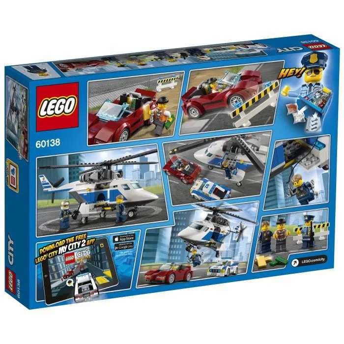 LEGO® City 60138 La Course en Hélicoptère-2