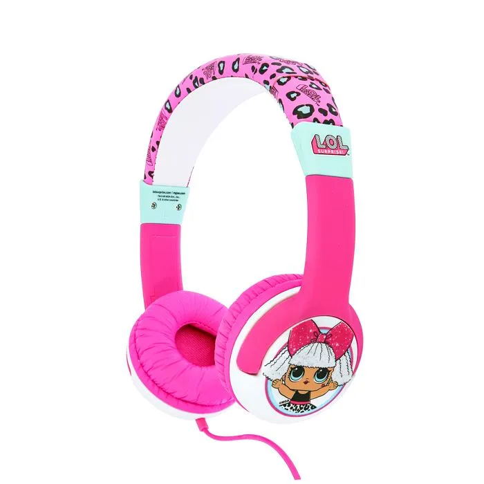 Casque LOL Surprise! Kidsafe - LOL SUPRISE! - Rose et blanc - Limite en décibels (85) - Stéréo-5