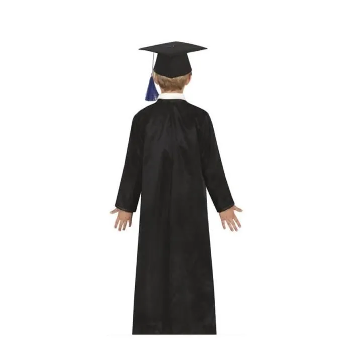 Guirca Déguisement de diplômé bleu et noir pour enfant et ado (14-16 ans)-3
