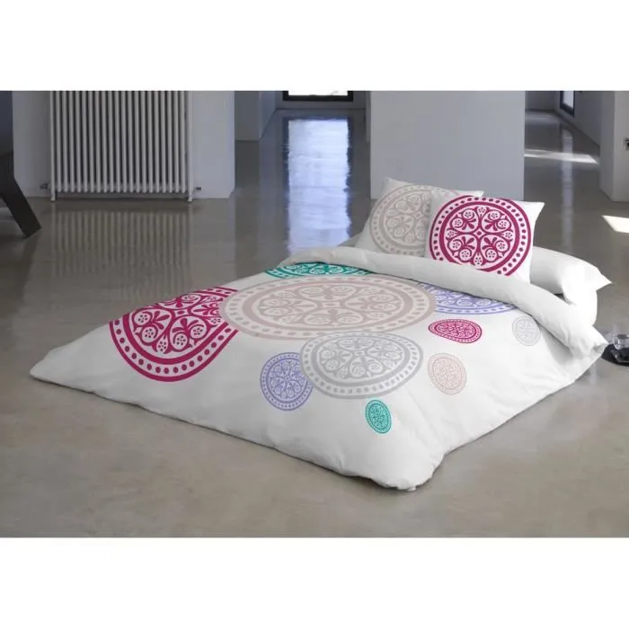 Housse de Couette - Devota & Lomba - Medallones - 100% Coton - 220x240 cm - Multicolore-2