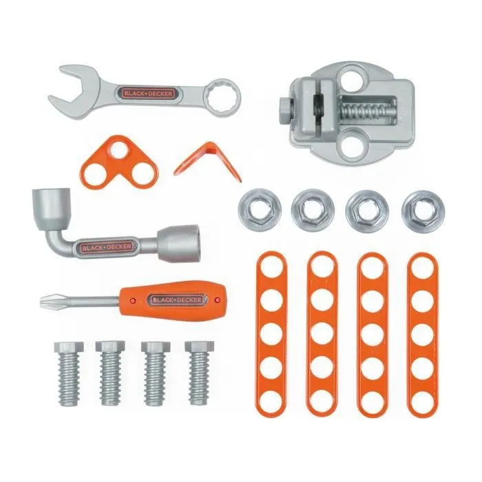 Smoby Atelier mobile BLACK+DECKER Argenté 360202-3