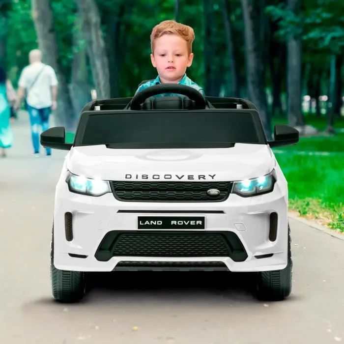 Voiture électrique SUV pour enfant Land Rover Discovery 2x 25W - marche AV-AR, Phares et Système audio Couleur:Blanc-1