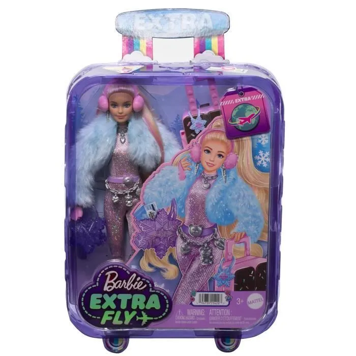 Barbie®-Barbie® Extra Cool-Poupée voyage en tenue d’hiver HPB16-2