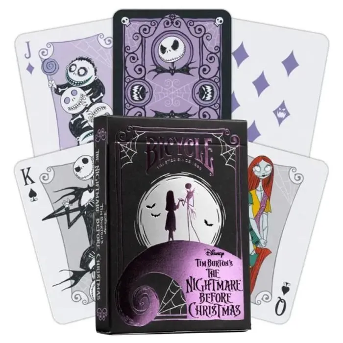 Jeux de société-Jeu De Cartes - Bicycle - L'etrange Noel De Monsieur Jack-1