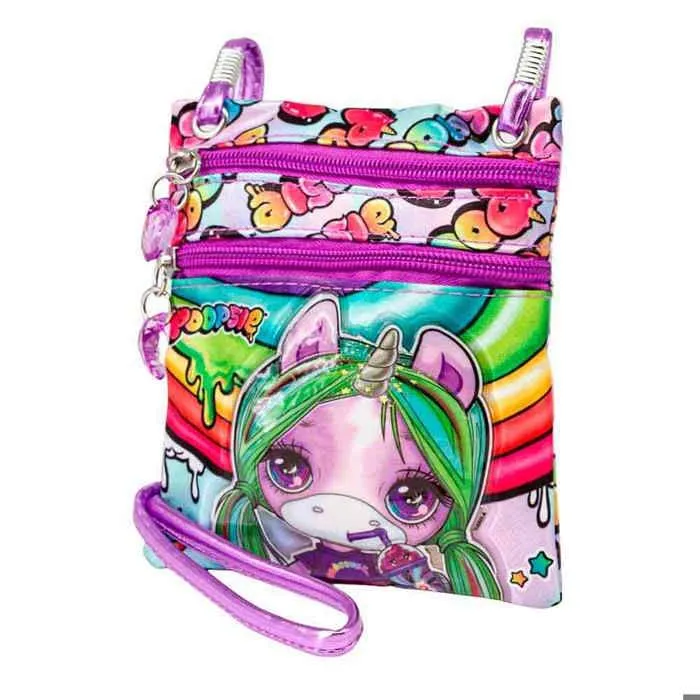Sac à Bandoulière - Poopsie Slime Surprise - Multicolore - Taille Unique - Zippée - Enfant-1
