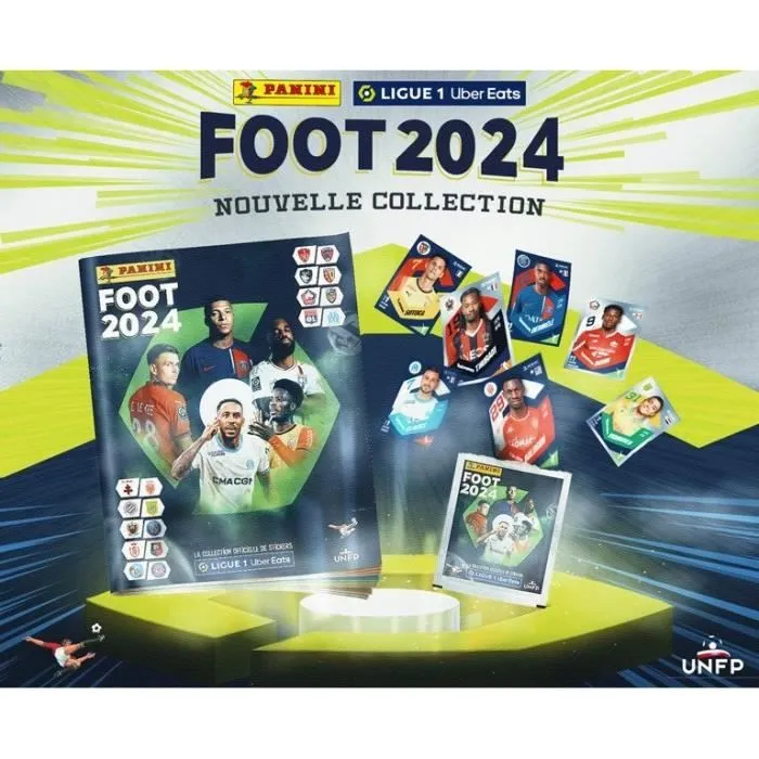 Carte à collectionner Panini Foot 2024 Ligue 1 - Blister 13 pochettes + 1 offert-4