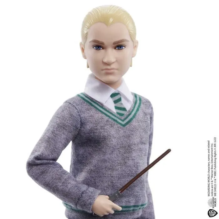 Harry Potter-Drago Malefoy-Poupée avec habillage et accessoire HMF35-4