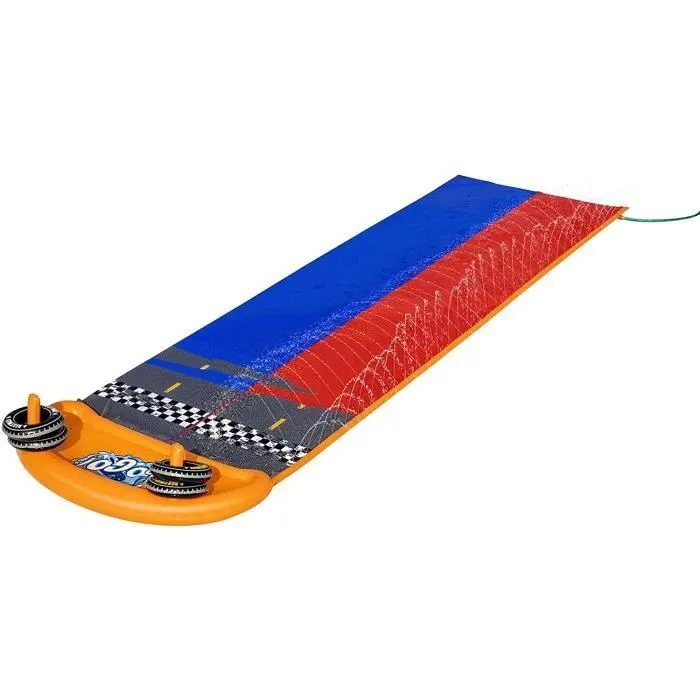 Toboggan aquatique - Bestway - 52391 - 4,88m - Double couloir - PVC-0