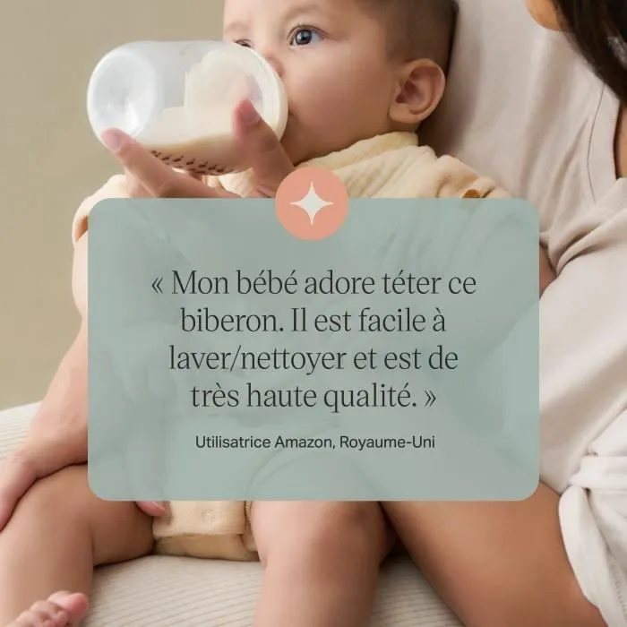 Tommee Tippee - Biberons Coffret Naissance Natural Start, Anti-Colique, Auto-stérilisant, Rose-5