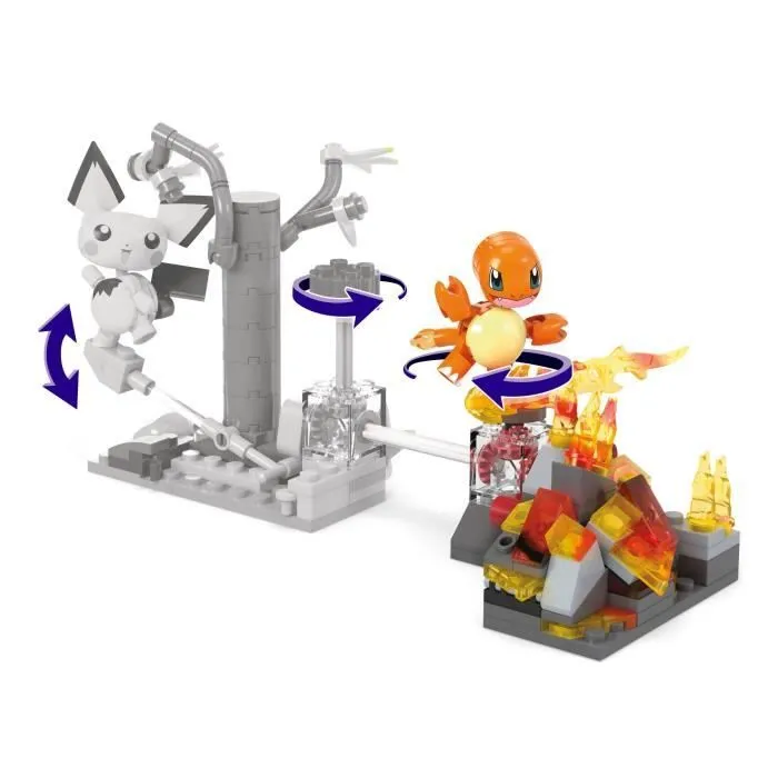 MEGA-Pokémon-Danse Flammes de Salamèche-Coffret à construire (81 pcs) HTH86-6