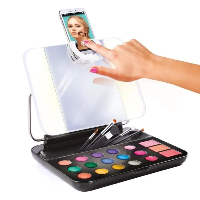 Mallette de maquillage pour enfant avec miroir LED et porte-téléphone - Style 4 Ever - Canal Toys-5