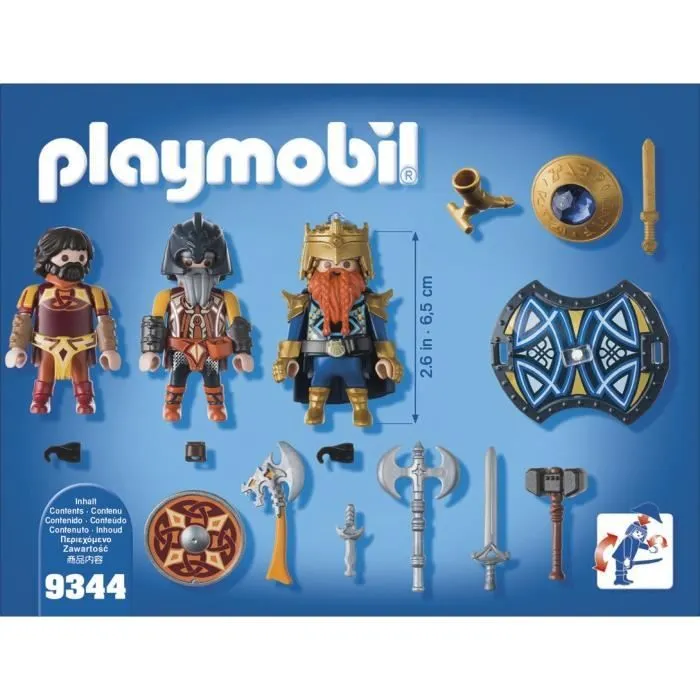PLAYMOBIL - Knights - Roi des nains - Nouveauté 2019 - Mixte - A partir de 5 ans-3