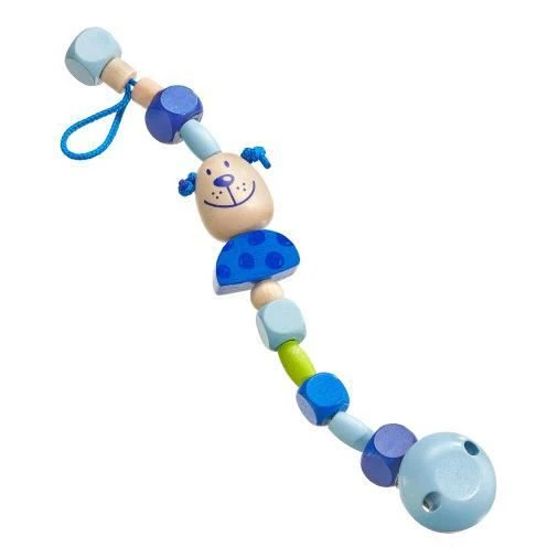 Selecta Spielzeug attache-sucette Bennogarçons 21 cm bois bleu-0