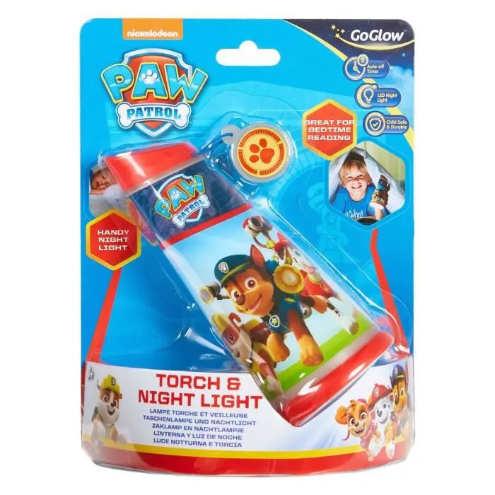 PAT PATROUILLE Lampe Torche et Veilleuse 2-en-1 GoGlow-6