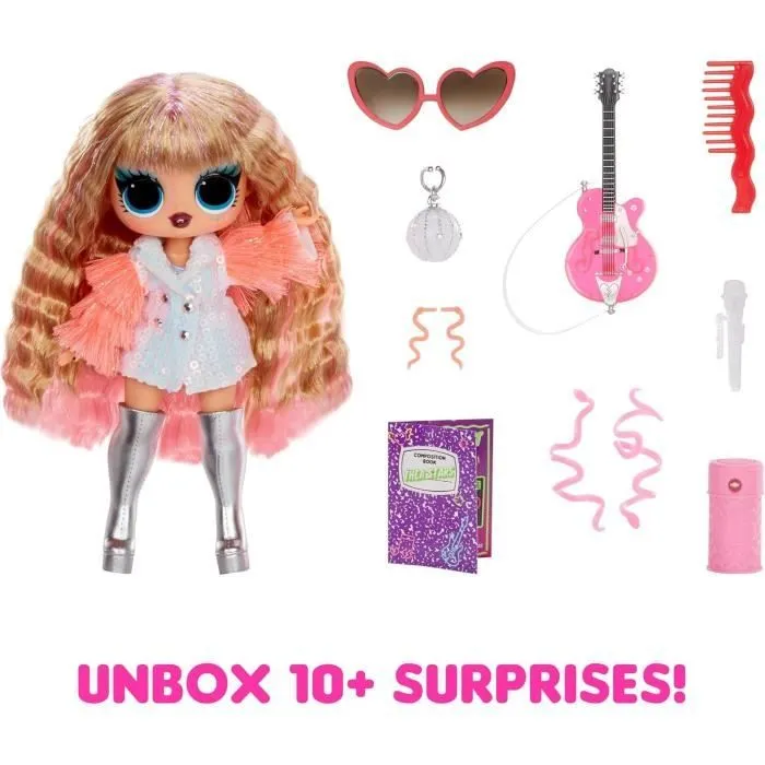 LOL Surprise Tweens neon Thea Stars- Poupée Mannequin L.O.L. Surprise!Pop Stars - Avec Plus de 10 Surprises-1