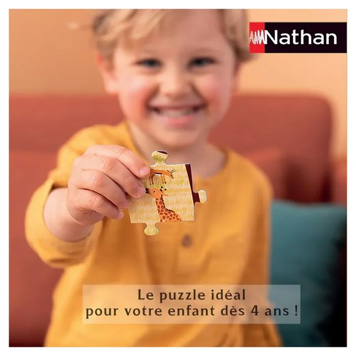 Puzzle 30 pièces - T'choupi fait dodo - NATHAN - Dessins animés et BD - Mixte - Enfant - 4 ans-4