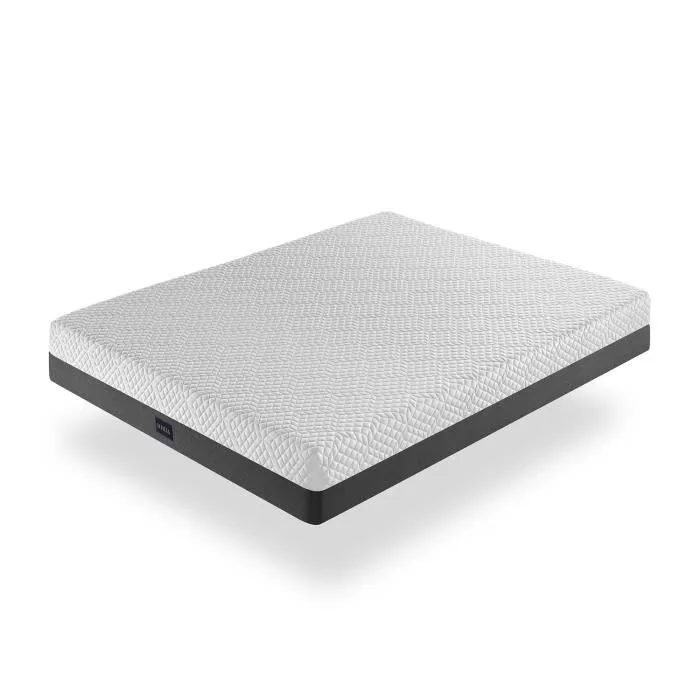 Matelas 140X180 COSMO SPRING, Epaisseur 25 CM, Dehoussable, ergonomique, hybride et ressorts. Fermete 3-5 Moyenne-0