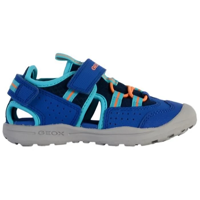 Sandales Geox à scratch enfant Geox Vaniett Bleu-1