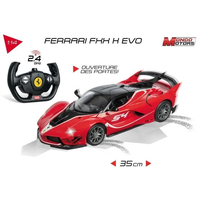 Véhicule radiocommandé Ferrari FXXK Evo MONDO MOTORS - Effets lumineux - Echelle 1:14ème-2
