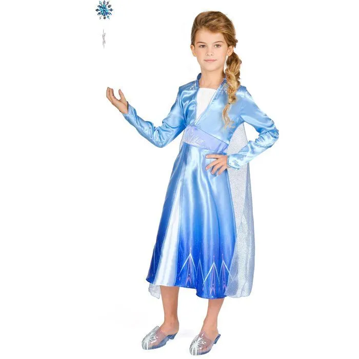 Déguisement Elsa Reine des Neiges 2 classique fille-2